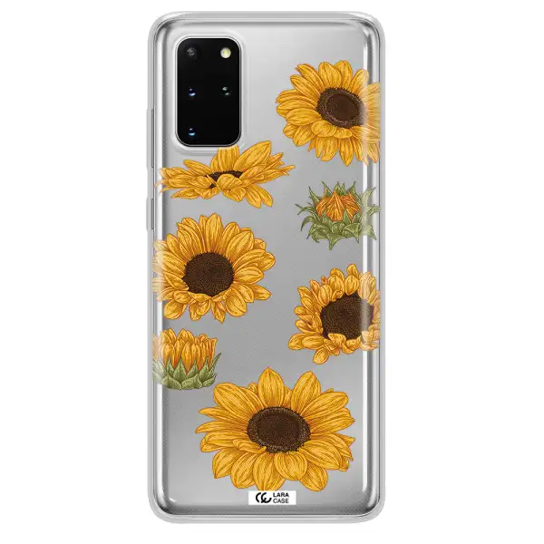 Sunflower Samsung S 20 Plus Clear TPU Case