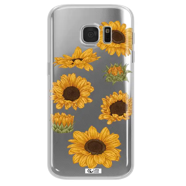 Sunflower Samsung S 7 Clear TPU Case