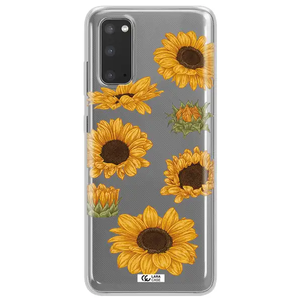 Sunflower Samsung S20 Clear TPU Case