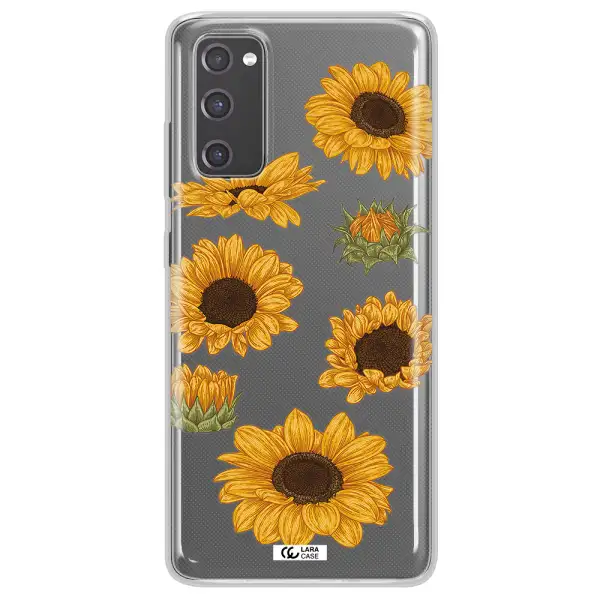 Sunflower Samsung S20 Fe Clear TPU Case