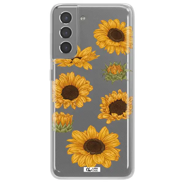 Sunflower Samsung S21 Clear TPU Case