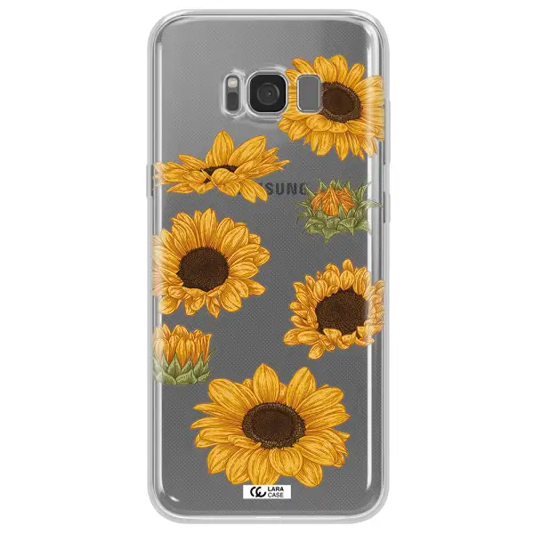 Sunflower Samsung S8 Plus Clear TPU Case