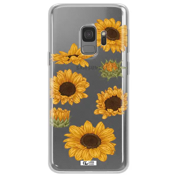 Sunflower Samsung S9 Clear TPU Case