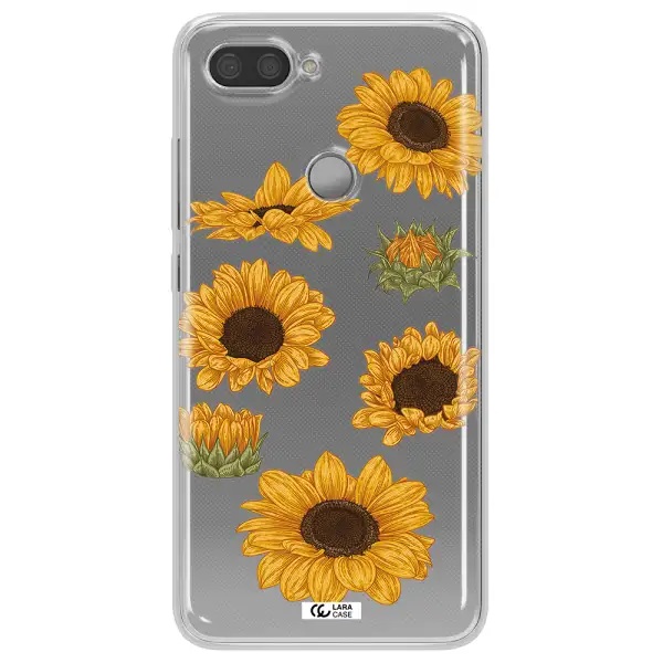 Sunflower Xiaomi Mi 8 Lite Clear TPU Case