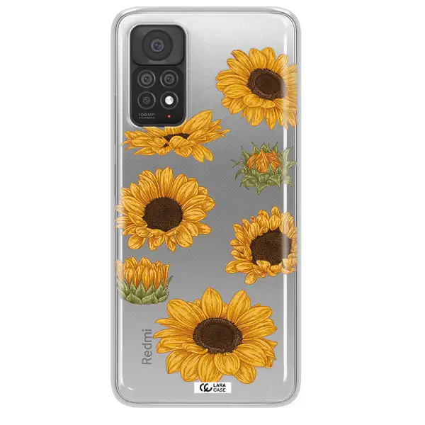 Sunflower Xiaomi Note 11 Pro Clear TPU Case