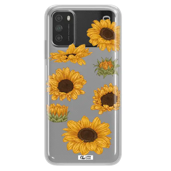 Sunflower Xiaomi Poco M3 Clear TPU Case