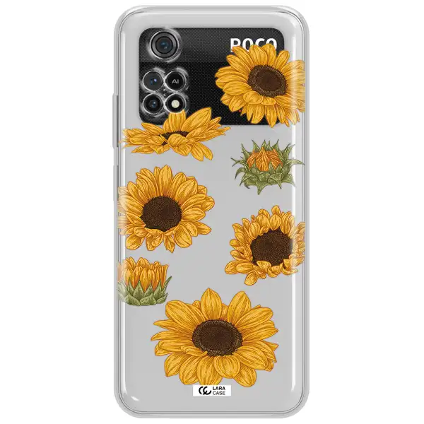 Sunflower Xiaomi Poco M4 Pro 4G Clear Tpu Case