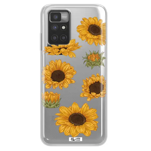 Sunflower Xiaomi Redmi 10 Clear TPU Case