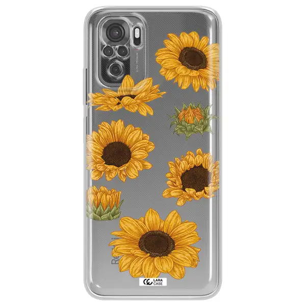 Sunflower Xiaomi Redmi Note 10S Clear Tpu Case