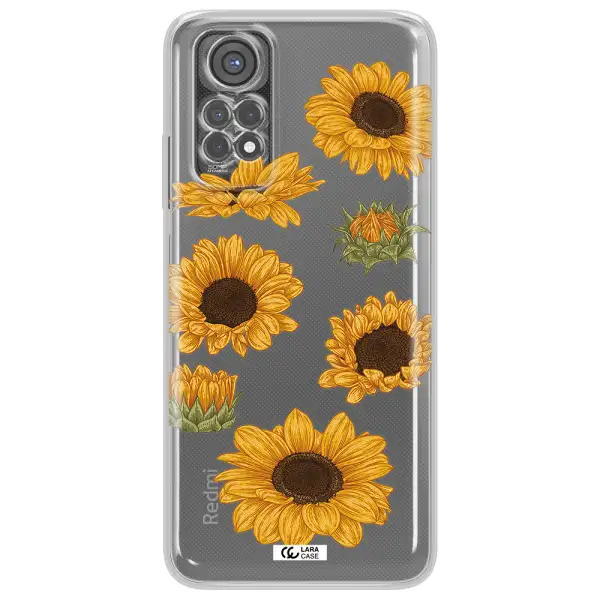 Sunflower Xiaomi Redmi Note 11S Clear Tpu Case