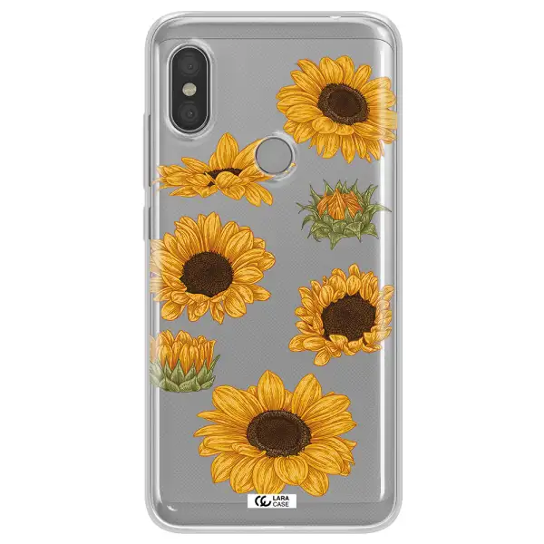 Sunflower Xiaomi Redmi Note 6 Pro Clear TPU Case