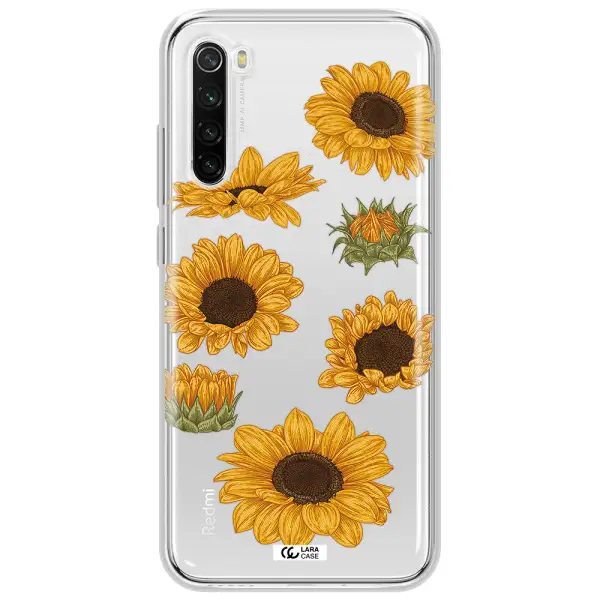 Sunflower Xiaomi Redmi Note 8T Clear Tpu Case