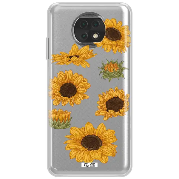 Sunflower Xiaomi Redmi Note 9T Clear Tpu Case