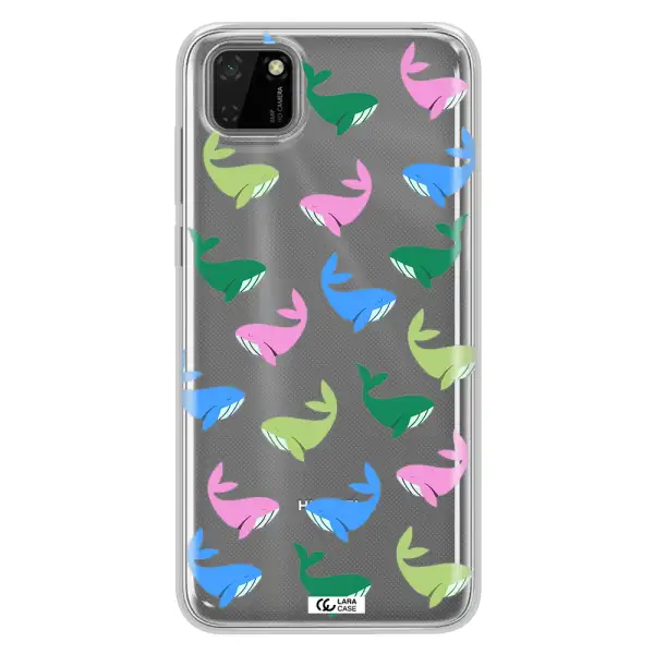 Colorful Whales Huawei Honor 9S Clear TPU Case