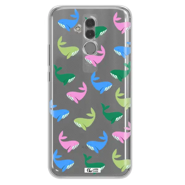 Colorful Whales Huawei Mate 20 Lite Clear TPU Case