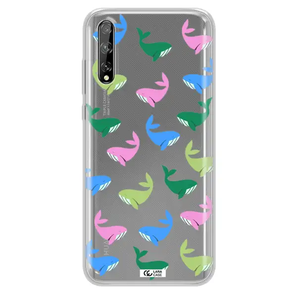 Colorful Whales Huawei P Smart S Clear TPU Case
