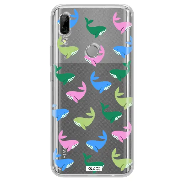 Colorful Whales Huawei P Smart Z Clear TPU Case