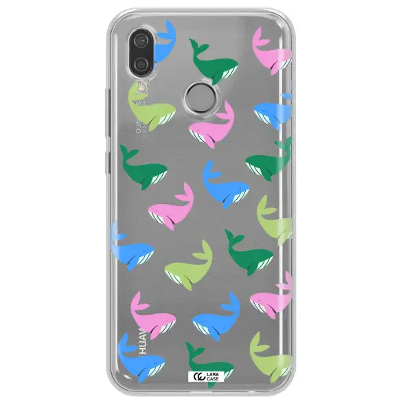 Colorful Whales Huawei P20 Lite Clear TPU Case