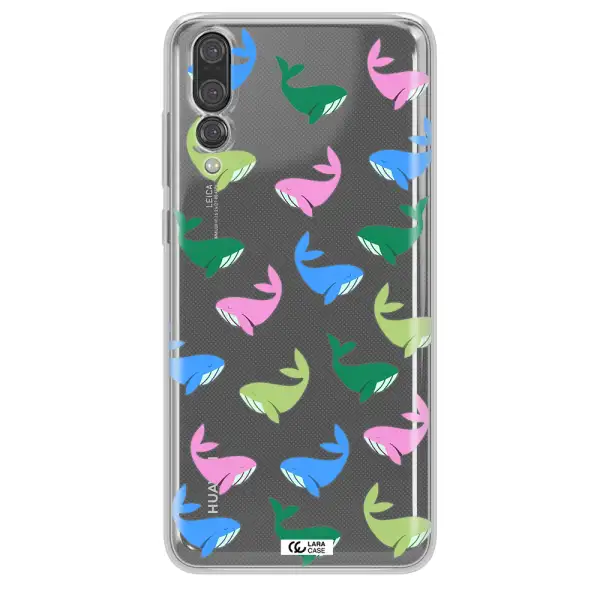 Colorful Whales Huawei P20 Pro Clear TPU Case