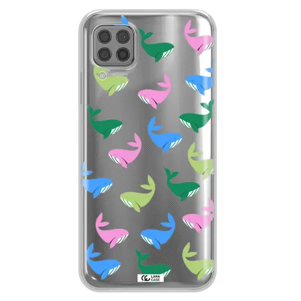 Colorful Whales Huawei P40 Lite Clear TPU Case