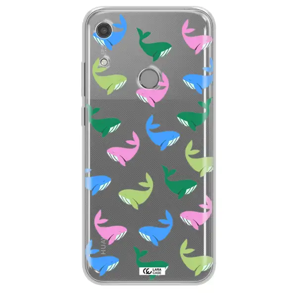 Colorful Whales Huawei Y6S Clear TPU Case