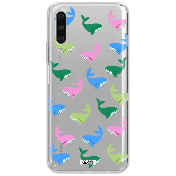 Colorful Whales Huawei Y9S Clear Tpu Case