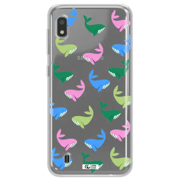Colorful Whales Samsung A10 Clear TPU Case