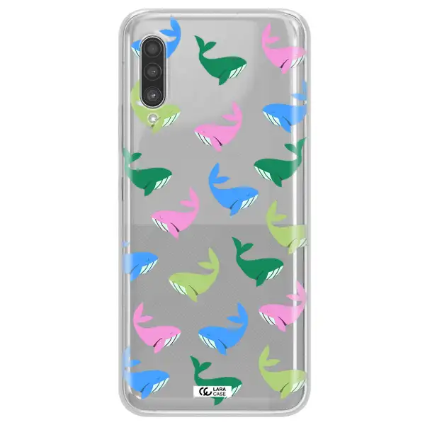 Colorful Whales Samsung A90 Clear TPU Case