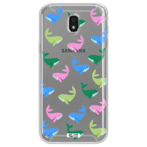 Colorful Whales Samsung J5 2017 Clear TPU Case
