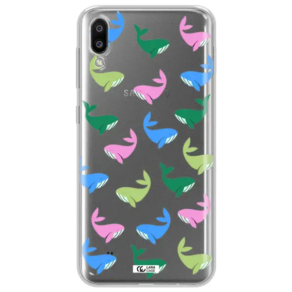 Colorful Whales Samsung M10 Clear TPU Case
