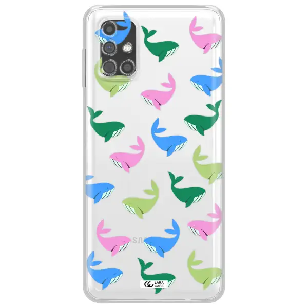 Colorful Whales Samsung M31S Clear TPU Case