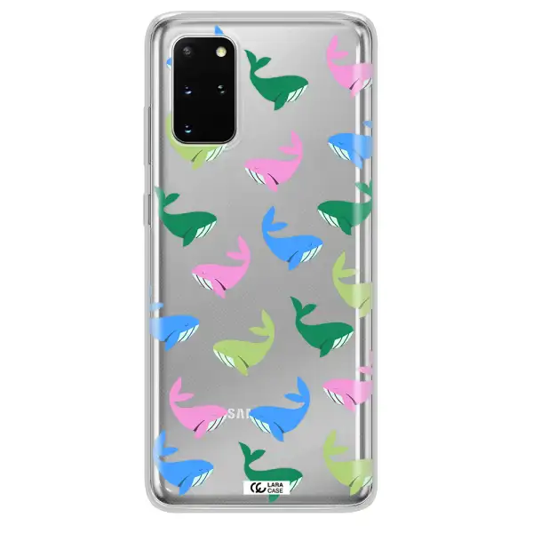 Colorful Whales Samsung S 20 Plus Clear TPU Case