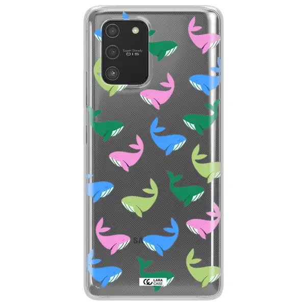 Colorful Whales Samsung S10 Lite Clear TPU Case