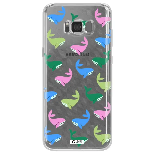 Colorful Whales Samsung S8 Plus Clear TPU Case
