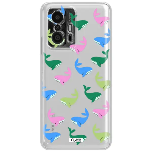 Colorful Whales Xiaomi 11T Pro Clear Tpu Case