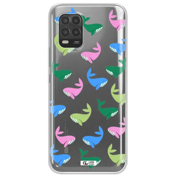 Colorful Whales Xiaomi Mi 10 Lite Clear TPU Case
