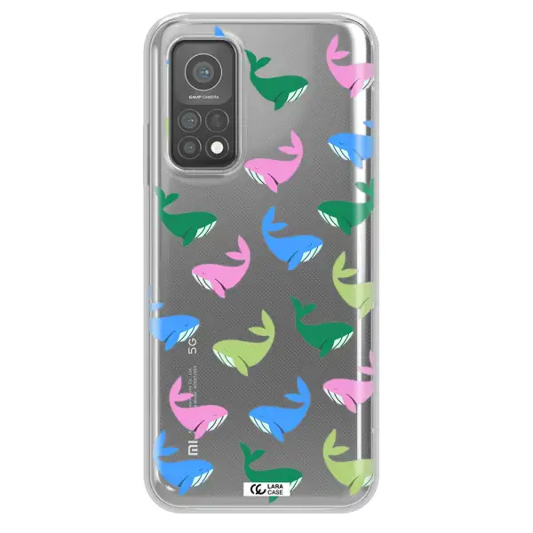 Colorful Whales Xiaomi Mi 10 T Pro Clear TPU Case