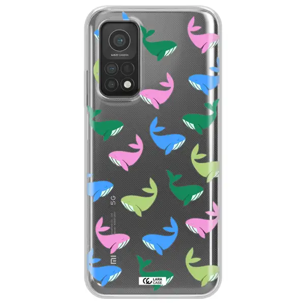 Colorful Whales Xiaomi Mi 10T Clear TPU Case