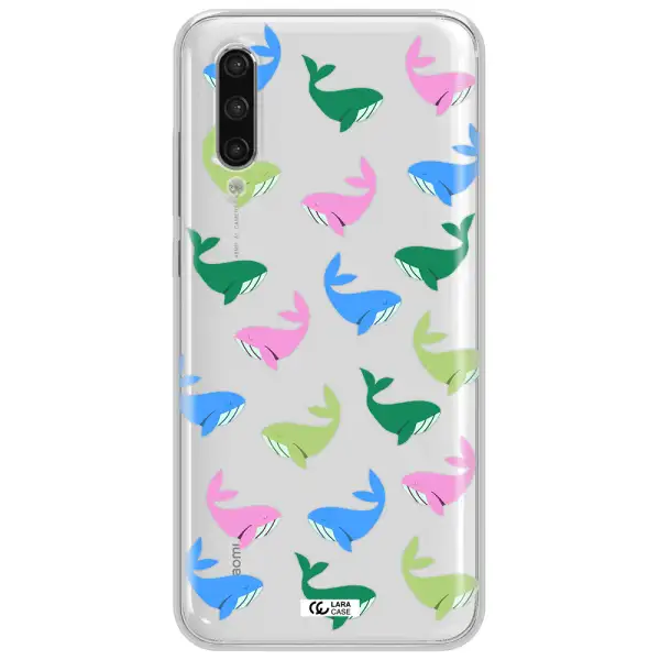 Colorful Whales Xiaomi Mi 9 Lite Clear Tpu Case