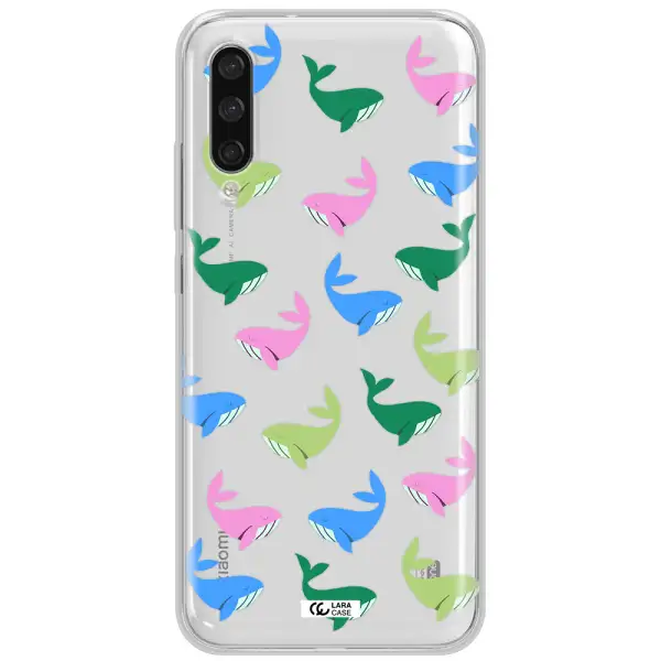 Colorful Whales Xiaomi Mi A3 Clear Tpu Case