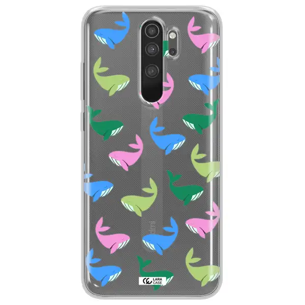 Colorful Whales Xiaomi Note 8 Pro Clear TPU Case