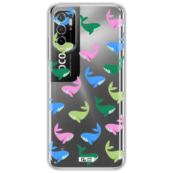 Colorful Whales Xiaomi Poco M4 Pro 5G Clear Tpu Case