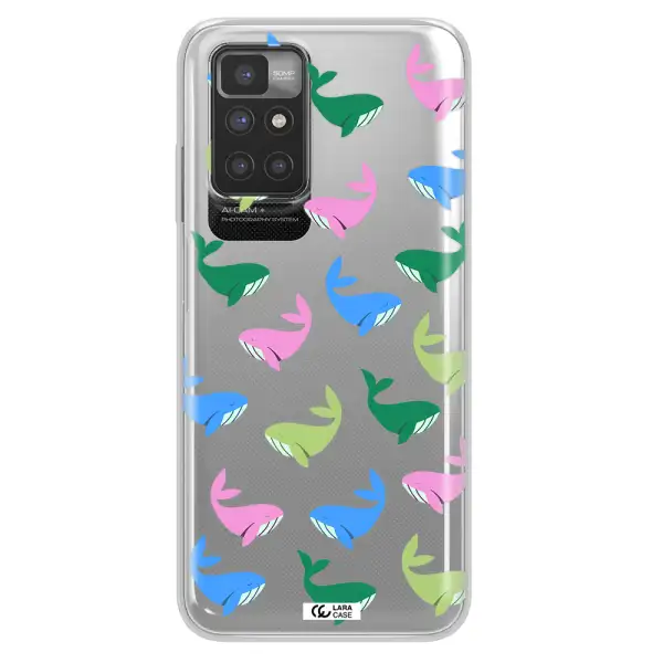 Colorful Whales Xiaomi Redmi 10 Clear TPU Case