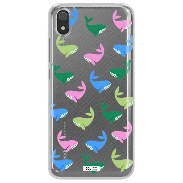Colorful Whales Xiaomi Redmi 7A Clear TPU Case