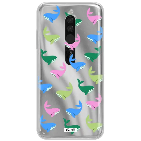 Colorful Whales Xiaomi Redmi 8 Clear Tpu Case