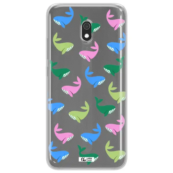 Colorful Whales Xiaomi Redmi 8A Clear TPU Case