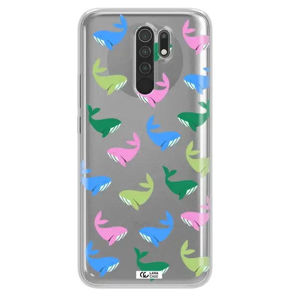Colorful Whales Xiaomi Redmi 9 Clear TPU Case
