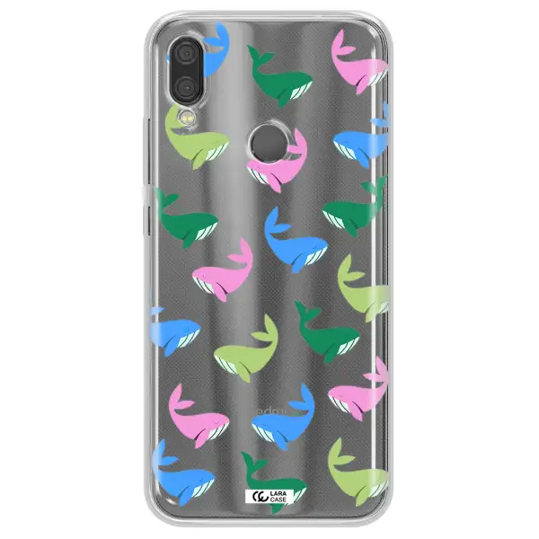 Colorful Whales Xiaomi Redmi Note 7 Clear TPU Case