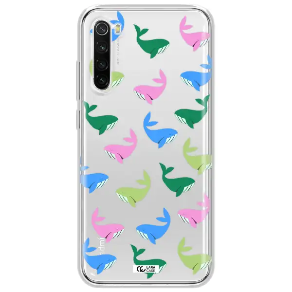 Colorful Whales Xiaomi Redmi Note 8T Clear Tpu Case