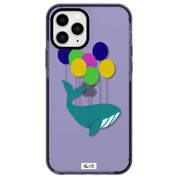 Flying Whale Apple iPhone 11 pro impact Lilac Case